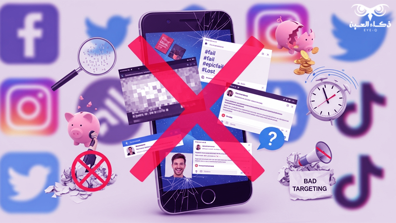 أخطاء التسويق عبر السوشيال ميديا التي تُفشل حملاتك الإعلانية